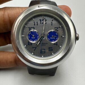 Nike Oregon Series Watch Mens WA0049 Silver Tone Case Only No Band 45MM Working